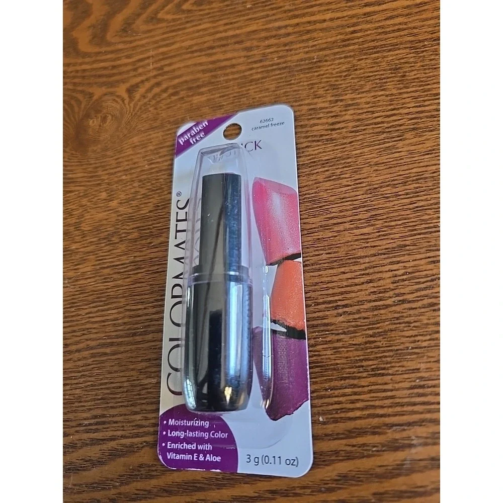 COLORMATES LIPSTICK Caramel Freeze 62662 Moisturizing long lasting E &‎ Aloe